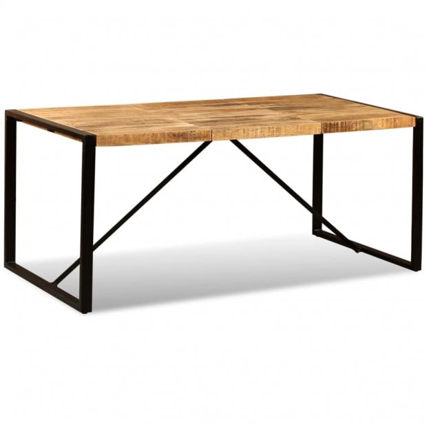Dining Table Solid Rough Mango Wood 180 Cm Image 5