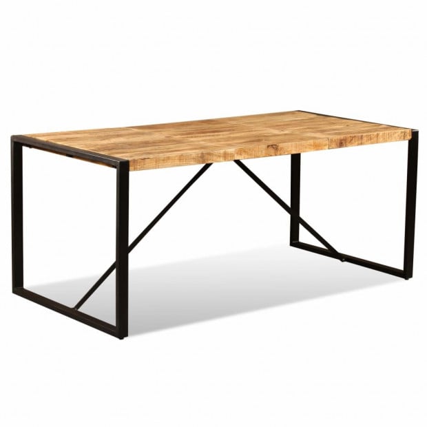 Dining Table Solid Rough Mango Wood 180 Cm Image 7