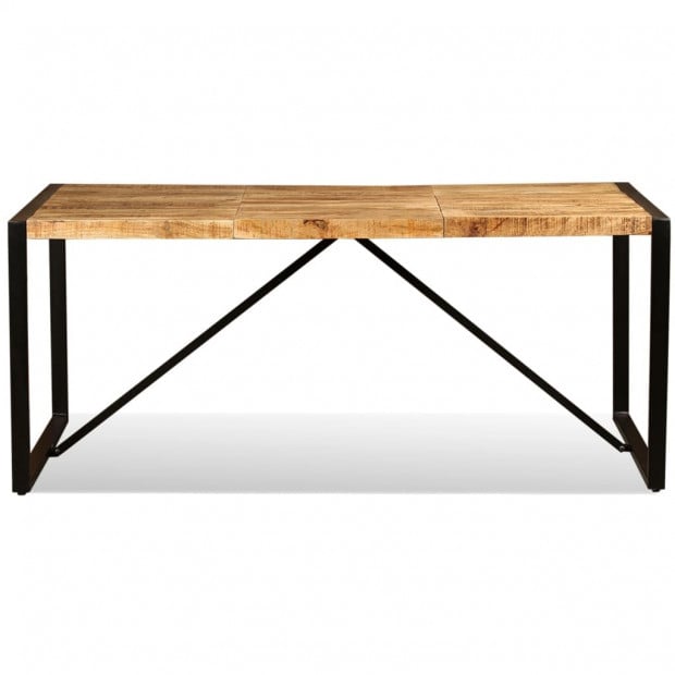 Dining Table Solid Rough Mango Wood 180 Cm Image 8
