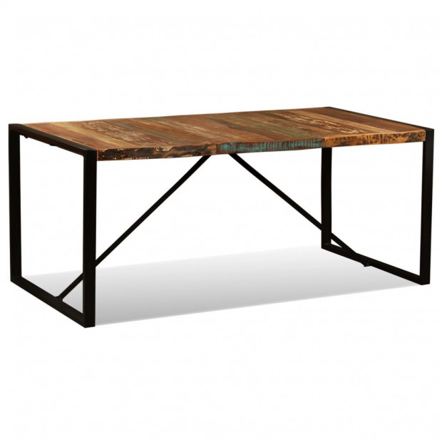Dining Table Solid Reclaimed Wood 180 Cm Image 3
