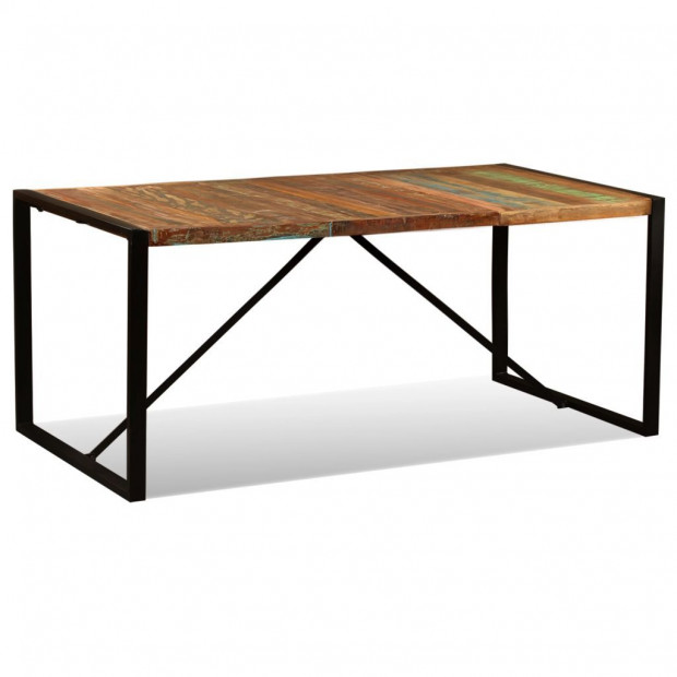 Dining Table Solid Reclaimed Wood 180 Cm Image 6