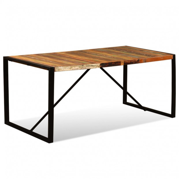 Dining Table Solid Reclaimed Wood 180 Cm Image 7
