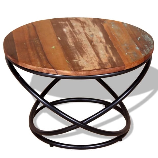 Coffee Table Solid Reclaimed Wood 60x60x40 Cm Image 2