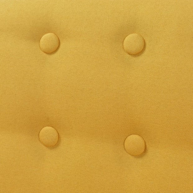 Armchair Yellow Fabric Image 2