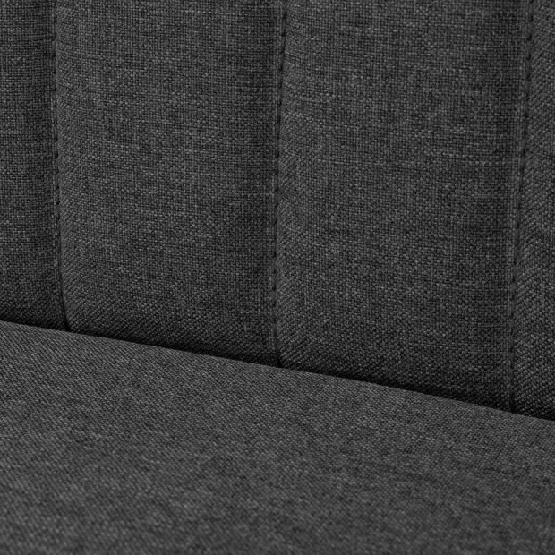 Sofa Fabric 117x55.5x77 Cm Dark Grey Image 2