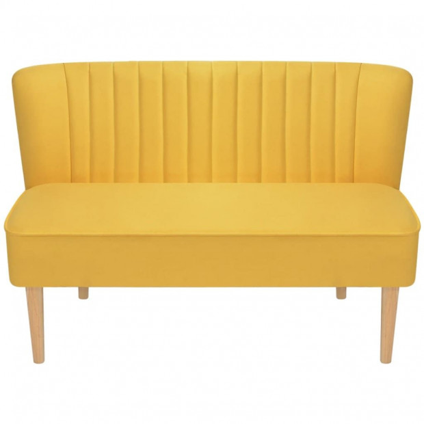 Sofa Fabric 117x55.5x77 Cm Yellow Image 3