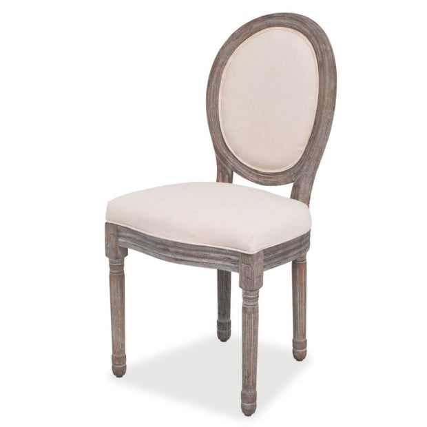 Dining Chairs 4 Pcs Fabric Image 2