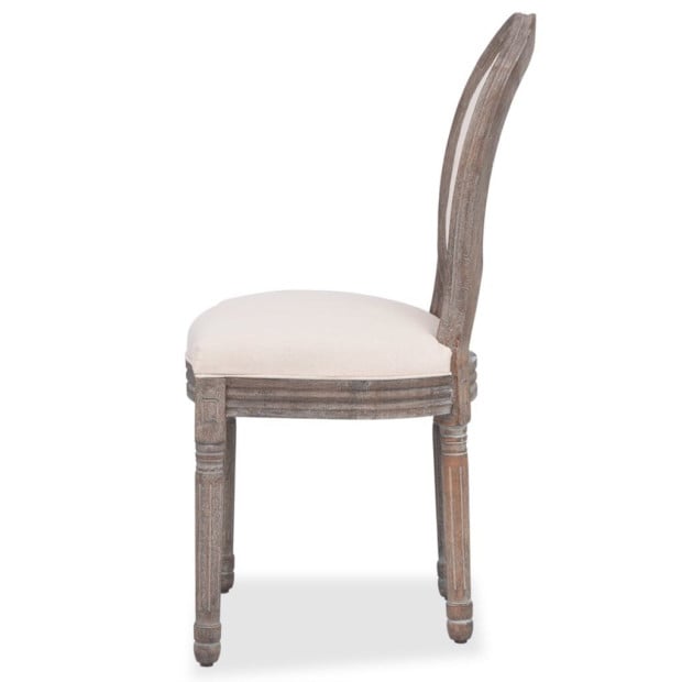 Dining Chairs 4 Pcs Fabric Image 4