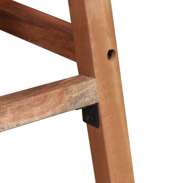 Bar Stools 2 Pcs Solid Acacia Wood 38x37x76 Cm Image 8