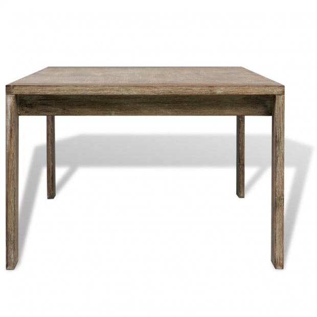 Coffee Table Solid Brushed Acacia Wood 110x60x40 Cm Image 4
