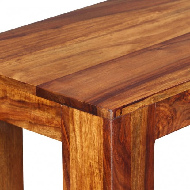 Bench Solid Sheesham Wood 160x35x45 Cm Image 7