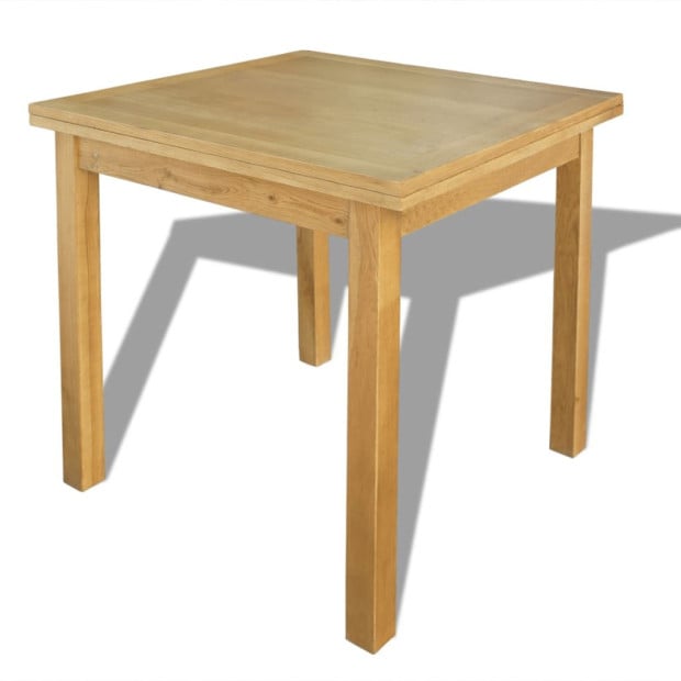 Extendable Table Oak 170x85x75 Cm Image 3