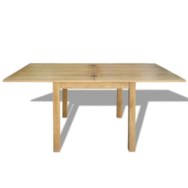 Extendable Table Oak 170x85x75 Cm Image 4