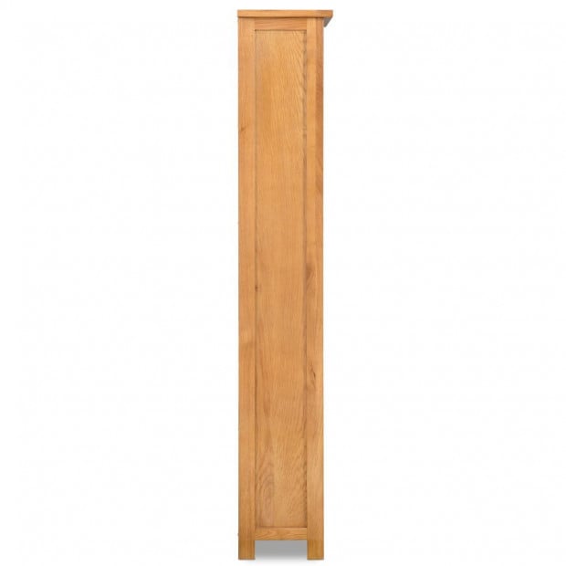 5-tier Bookcase 60x22,5x140 Cm Solid Oak Wood Image 4