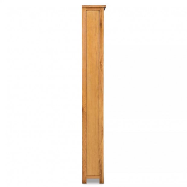 6-tier Bookcase 80x22,5x180 Cm Solid Oak Wood Image 4
