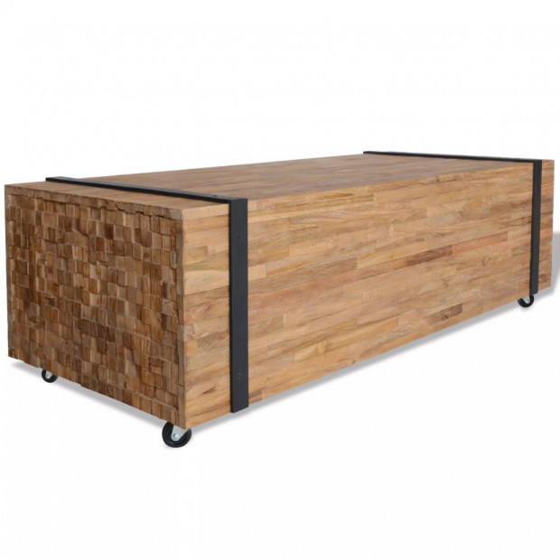 Unique Addition Coffee Table Teak 110x45x35 Cm