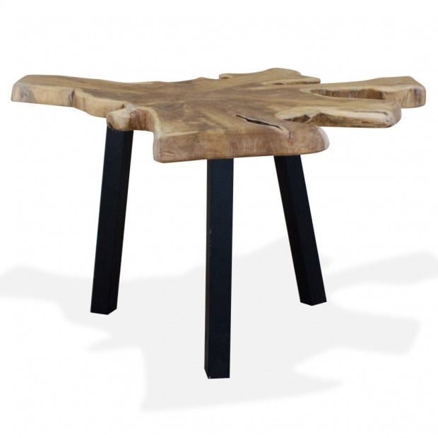Coffee Table Genuine Teak 80x70x38cm Image 3