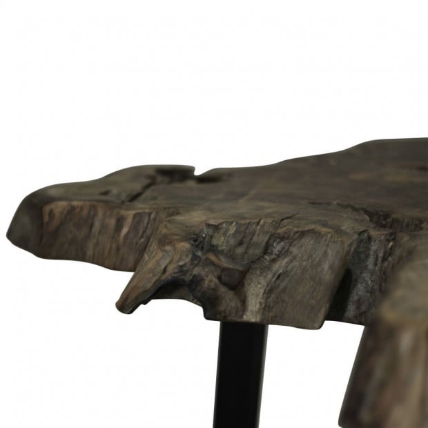 Coffee Table Genuine Teak 80x70x38cm Image 8