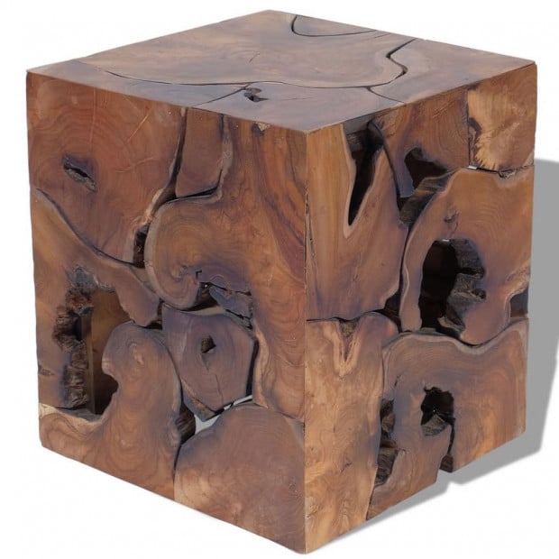 Stools 2 Pcs Solid Teak Image 3