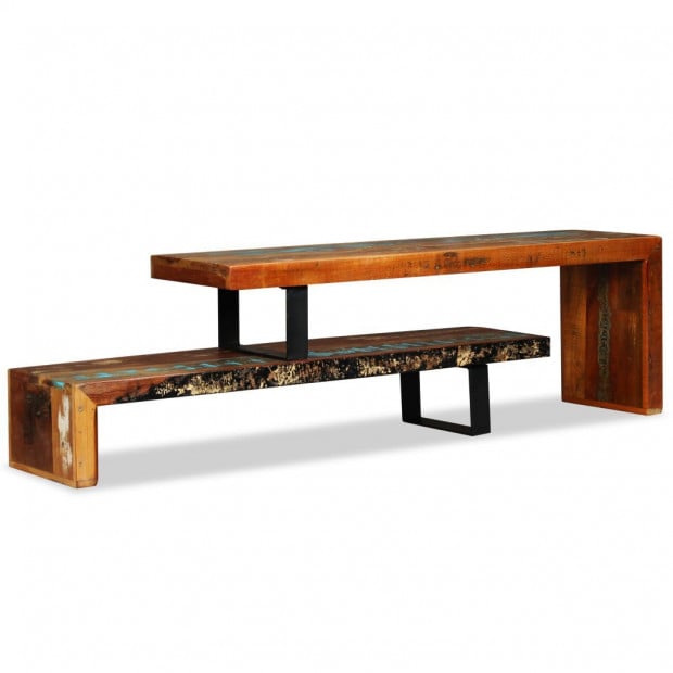 Tv Stand Solid Reclaimed Wood Image 3