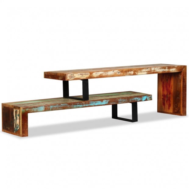 Tv Stand Solid Reclaimed Wood Image 5