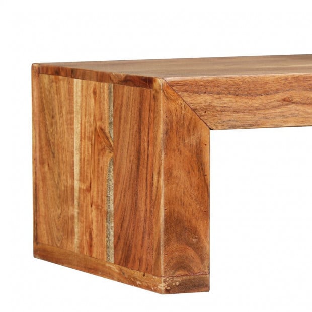Tv Stand Solid Acacia Wood Image 10