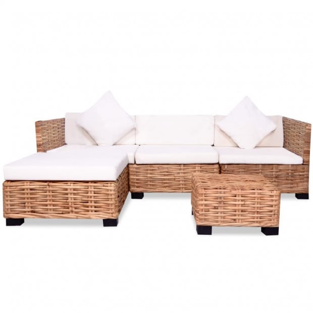 Sofa Set 14 Pieces Natural Rattan Image 2