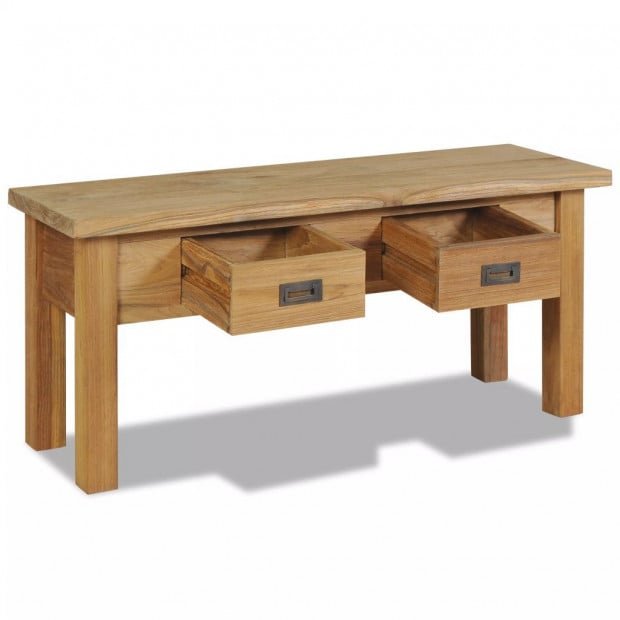 Hall Bench Solid Teak 90x30x40cm Image 4