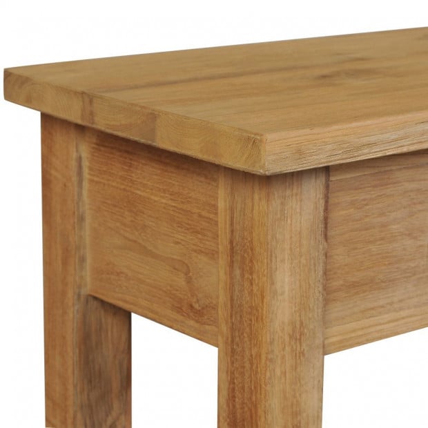 Hall Bench Solid Teak 90x30x40cm Image 6
