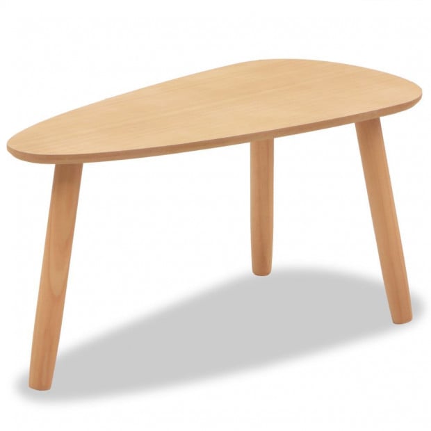 Coffee Table Set 2 Pieces Solid Pinewood Brown Image 8