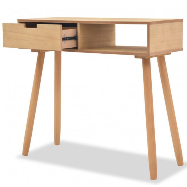 Console Table Solid Pinewood 80x30x72 Cm Brown Image 2