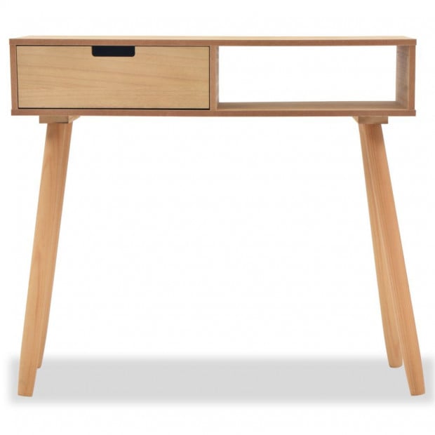 Console Table Solid Pinewood 80x30x72 Cm Brown Image 3