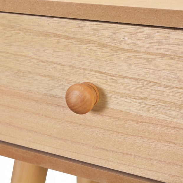 Bedside Tables 2 Pcs Solid Pinewood 40x30x61 Cm Brown Image 7