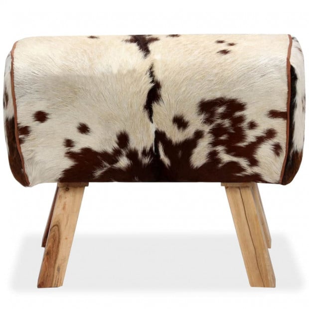 Stool Genuine Goat Leather 60x30x50 Cm Image 7