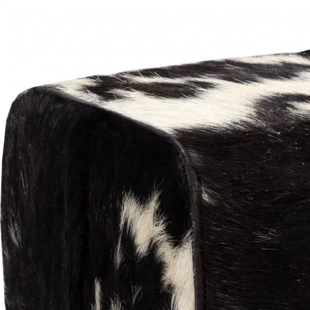 Bench Genuine Goat Leather 120x30x45 Cm Image 10
