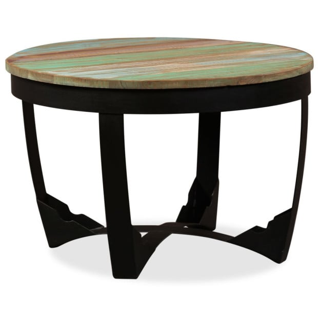 Side Table Solid Reclaimed Wood 60x40 Cm Image 2