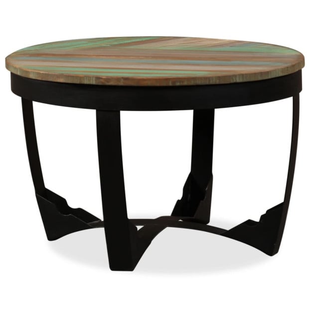Side Table Solid Reclaimed Wood 60x40 Cm Image 3
