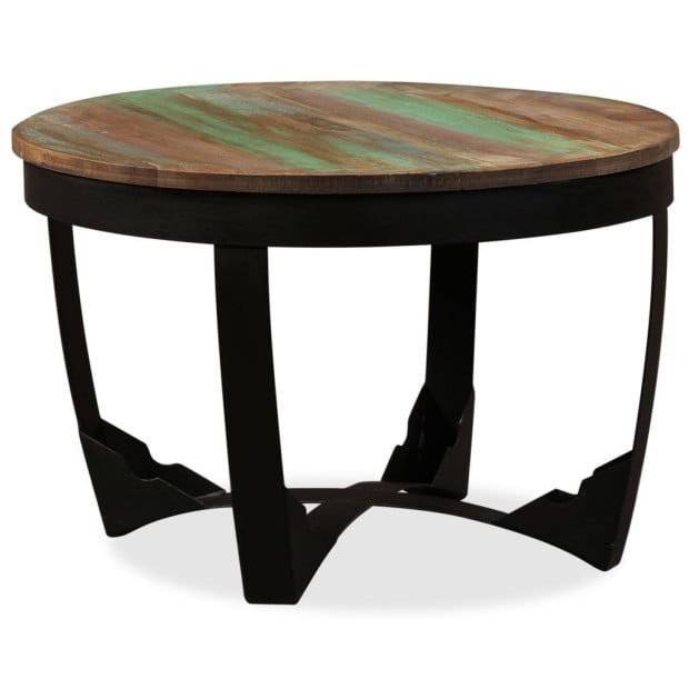 Side Table Solid Reclaimed Wood 60x40 Cm Image 4