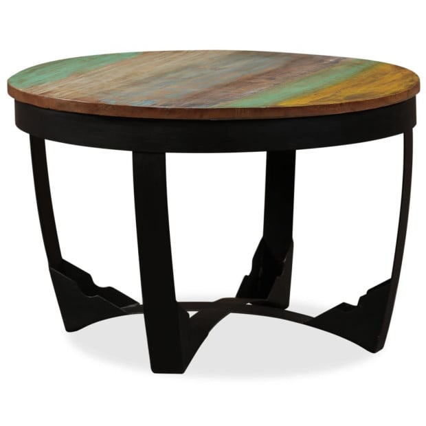Side Table Solid Reclaimed Wood 60x40 Cm Image 5