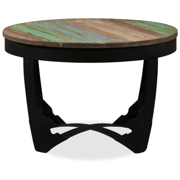 Side Table Solid Reclaimed Wood 60x40 Cm Image 6