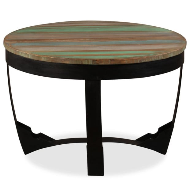 Side Table Solid Reclaimed Wood 60x40 Cm Image 7