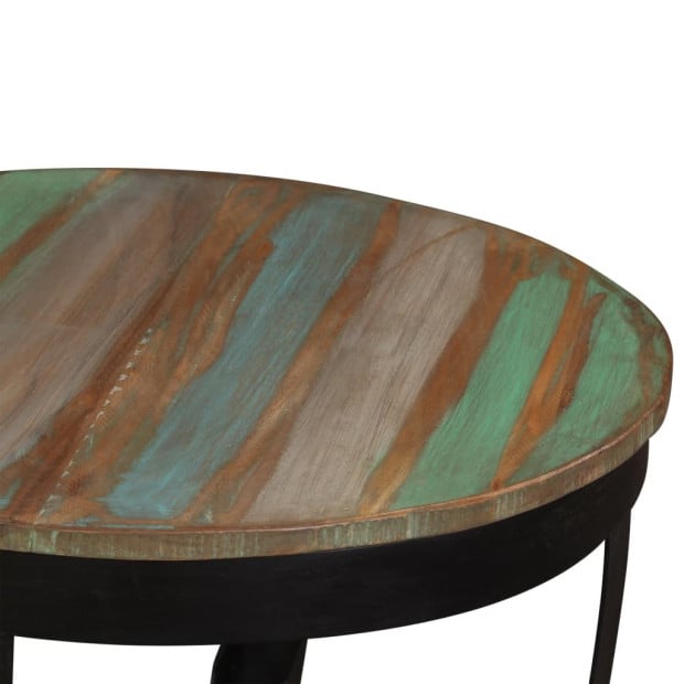 Side Table Solid Reclaimed Wood 60x40 Cm Image 8