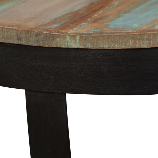 Side Table Solid Reclaimed Wood 60x40 Cm Image 9