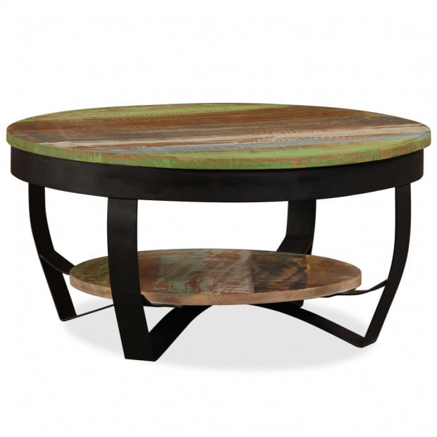 Coffee Table 65 Cm Solid Reclaimed Wood Image 5