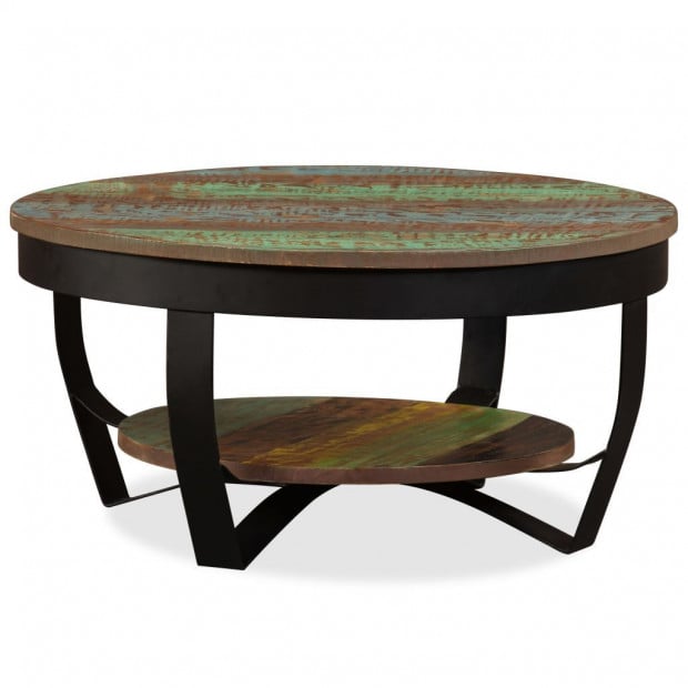 Coffee Table 65 Cm Solid Reclaimed Wood Image 6