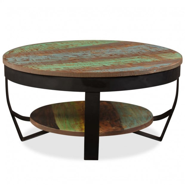 Coffee Table 65 Cm Solid Reclaimed Wood Image 7
