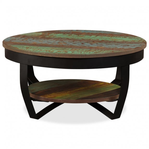Coffee Table 65 Cm Solid Reclaimed Wood Image 8