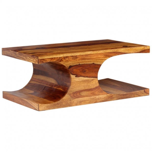 Coffee Table Solid Sheesham Wood 90x50x35 Cm Image 11