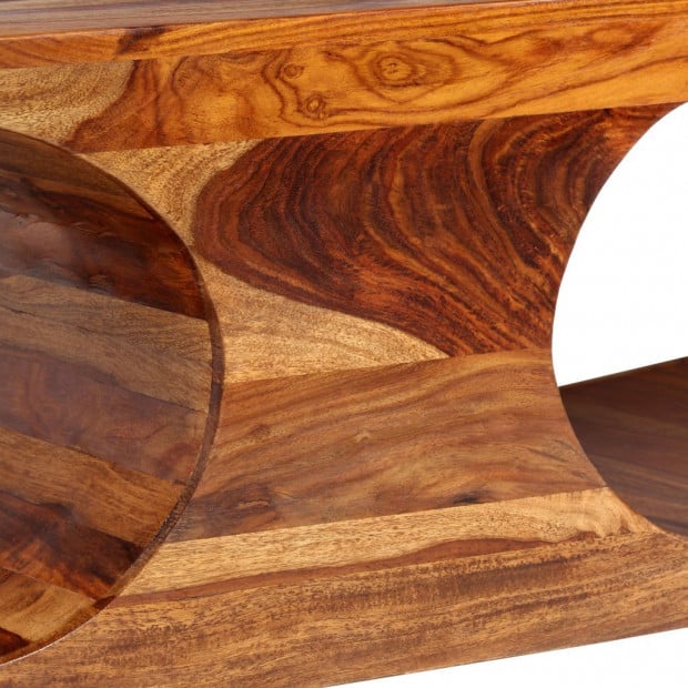 Coffee Table Solid Sheesham Wood 90x50x35 Cm Image 6