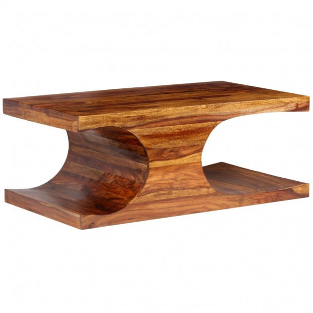 Coffee Table Solid Sheesham Wood 90x50x35 Cm Image 10